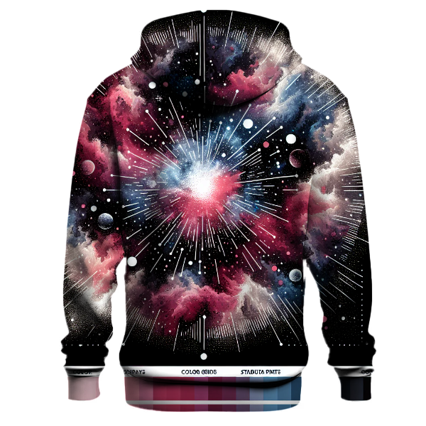 Cosmic Bloom Tie-Dye Hoodie