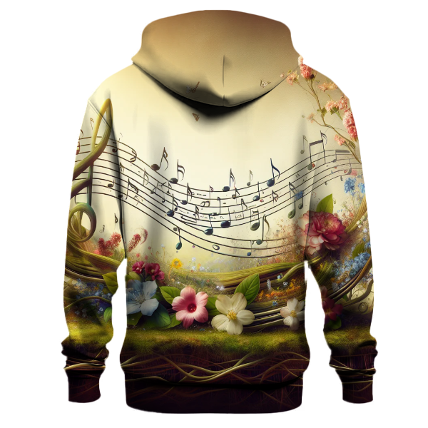 Enchanting Floral Melody Hoodie