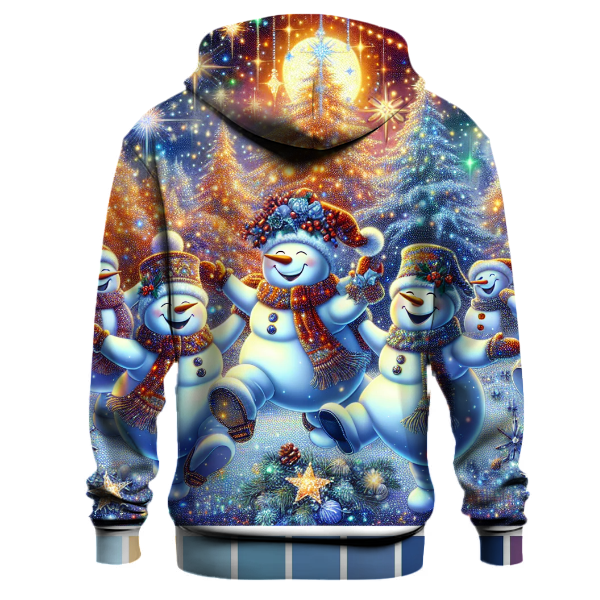 Merry Snowman Dance Party Hoodie