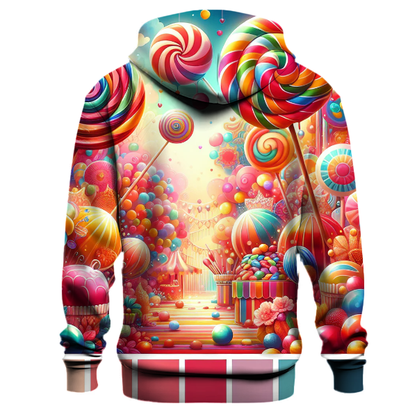 Whimsical Candy Paradise Hoodie