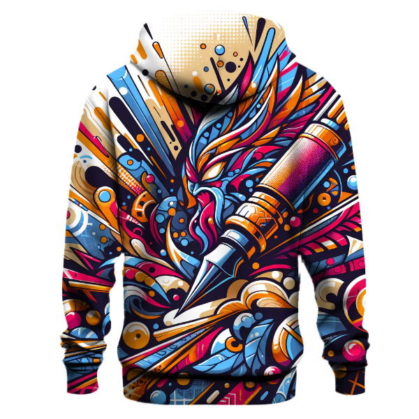 Bold Urban Graffiti Hoodie