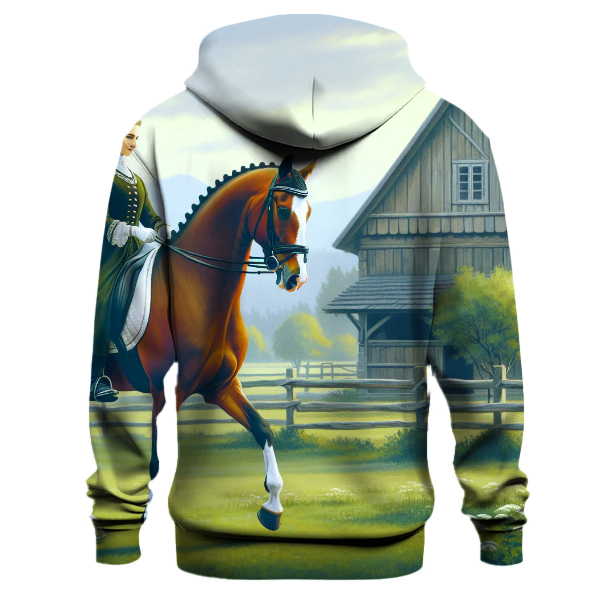 Horseback Equestrian Elegance Hoodie