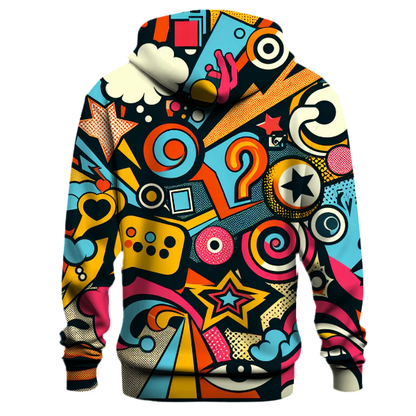 Retro Pop Art Expression Hoodie