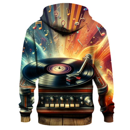 Retro Vinyl Melody Hoodie