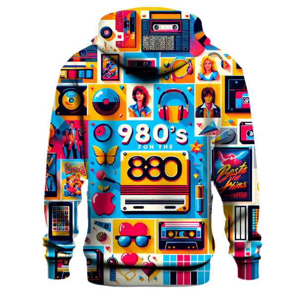 Pop Culture Collage Hoodie