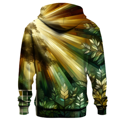 Radiant Forest Tie-Dye Hoodie