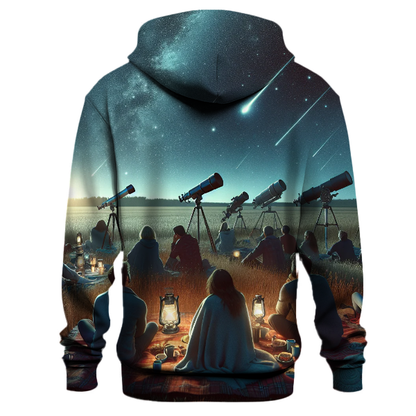 Celestial Christmas Stargazing Night Hoodie