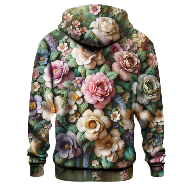 Vintage Floral Explosion Hoodie