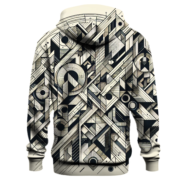 Urban Geometric Essence Hoodie