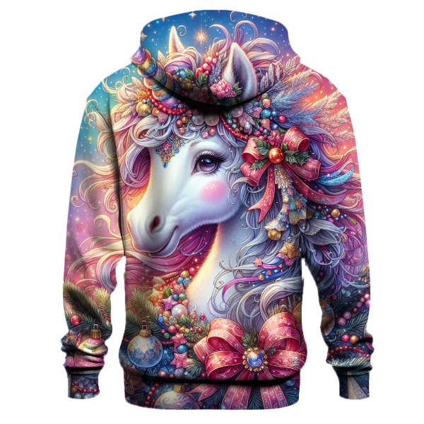 Festive Unicorn Dreams Hoodie