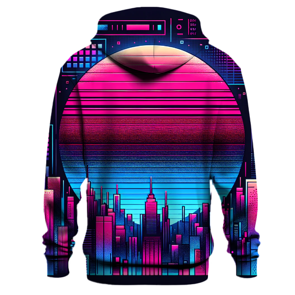 Urban Nightlife Gradient Hoodie