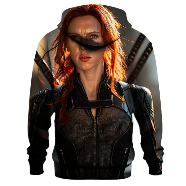 Scarlett Johansson: The Intrigue of the Black Widow Hoodie