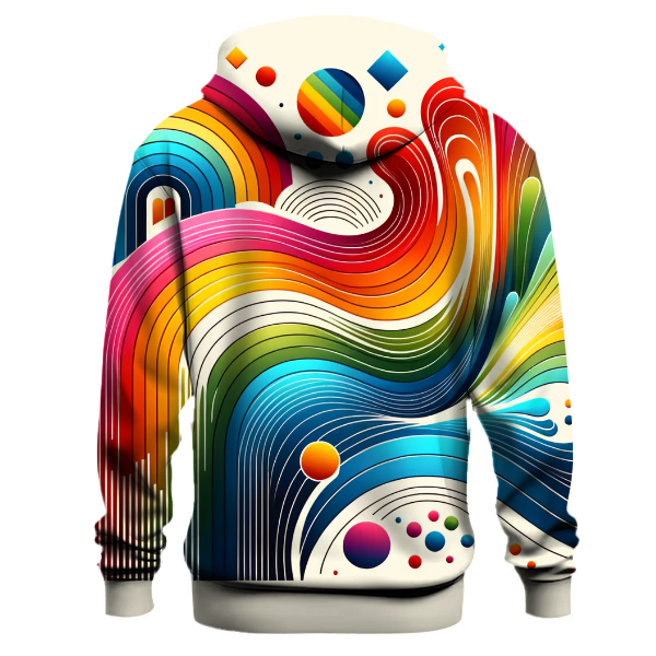 Bold Rainbow Gradient Hoodie