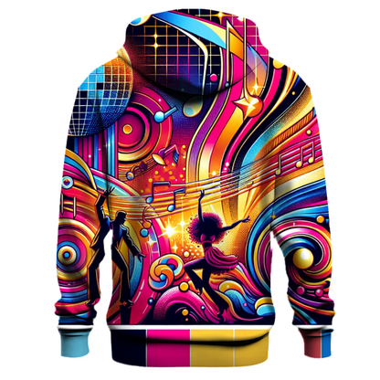 Neon Disco Fever Hoodie