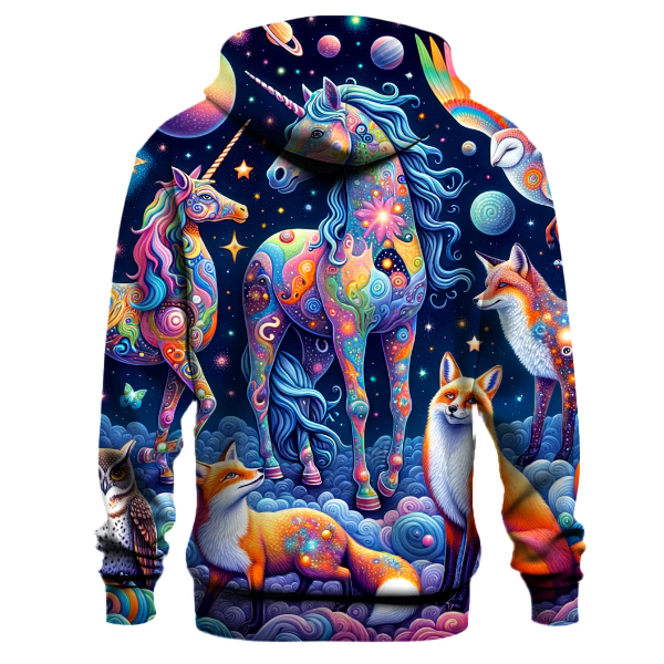 Fantasy Galaxy Animals Hoodie