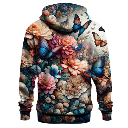 Luminous Butterfly Garden Hoodie