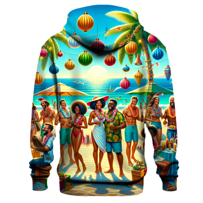 Holly Jolly Beach Party Hoodie