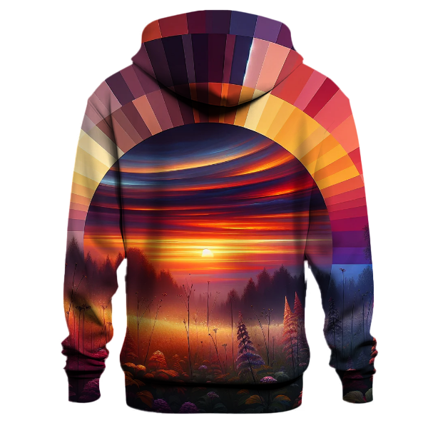 Vibrant Sunset Vibes Hoodie