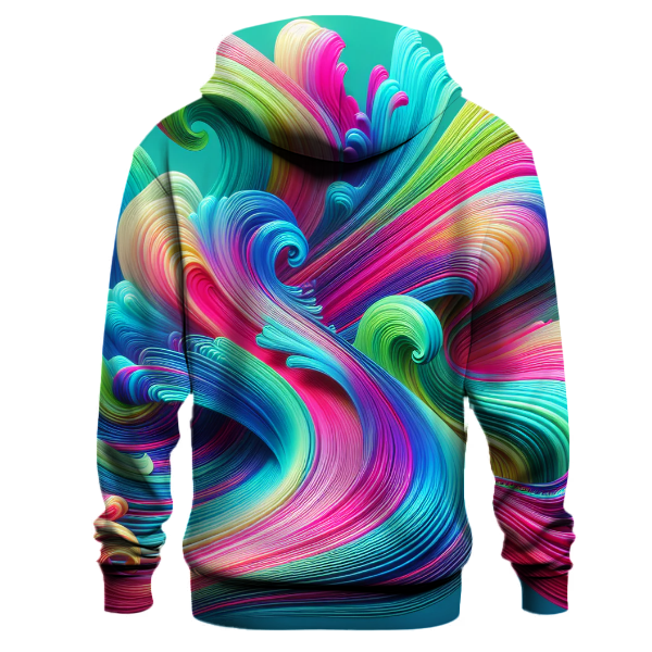 Radiant Color Wave Hoodie