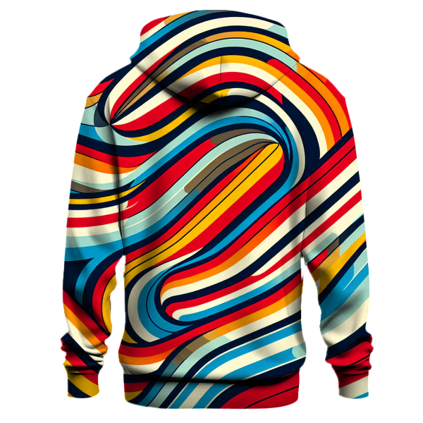 Radical Retro Stripes Hoodie