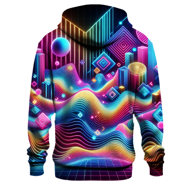 Neon Wave Party Hoodie