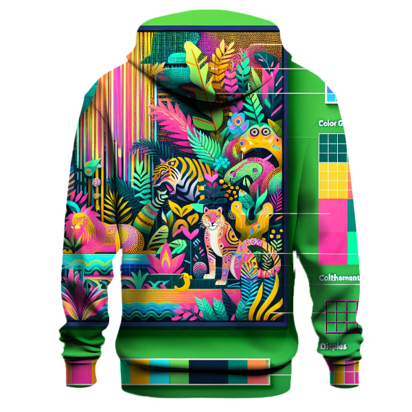 Neon Jungle Safari Hoodie