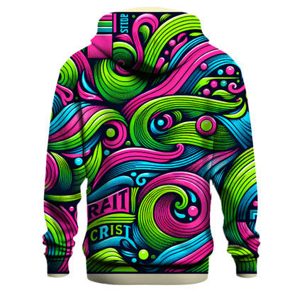 Electric Energy Waves Hoodie