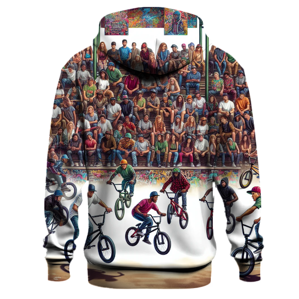 Extreme Bmx Thrill Hoodie Premium Hoodies