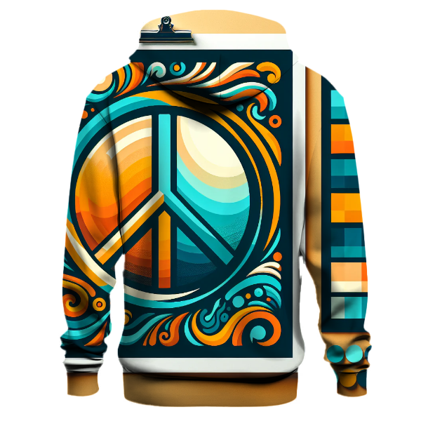 Funky Peace Sign Hoodie