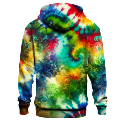 Rainbow Forest Tie-dye Hoodie