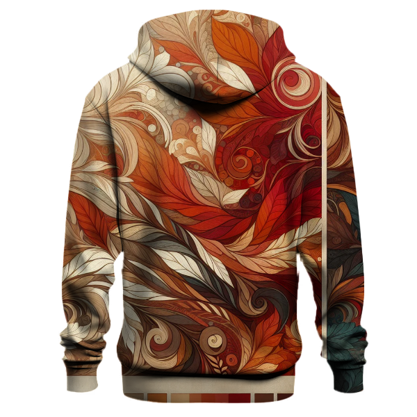 Rustic Autumn Leaf Hoodie