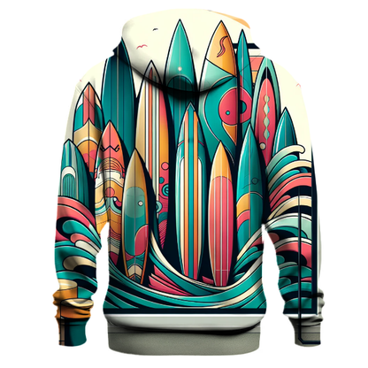 Classic Surf Culture Design Hoodie