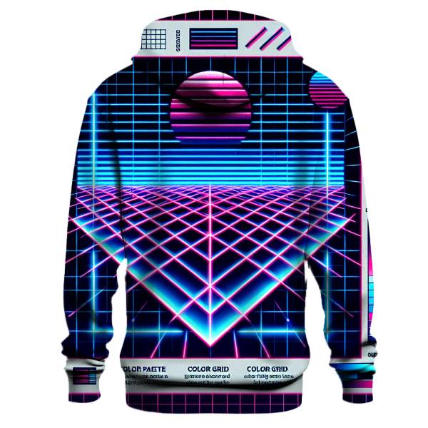 Bright Laser Grid Hoodie