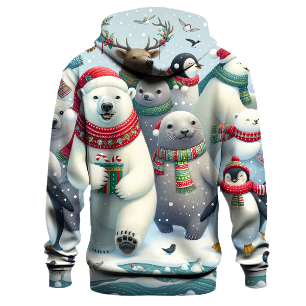 North Pole Animal Parade Hoodie