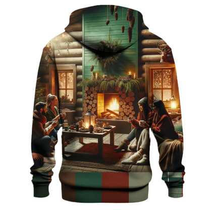 Cozy Cabin Christmas Retreat Hoodie