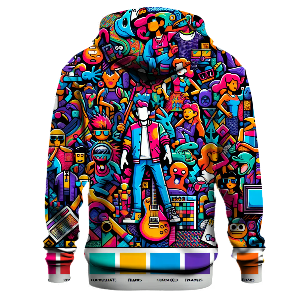 Classic Cartoon Nostalgia Hoodie