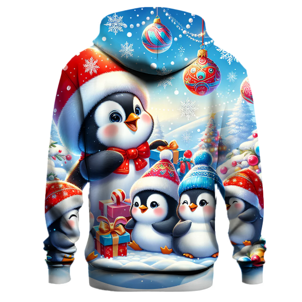 Festive Penguin Party Hoodie