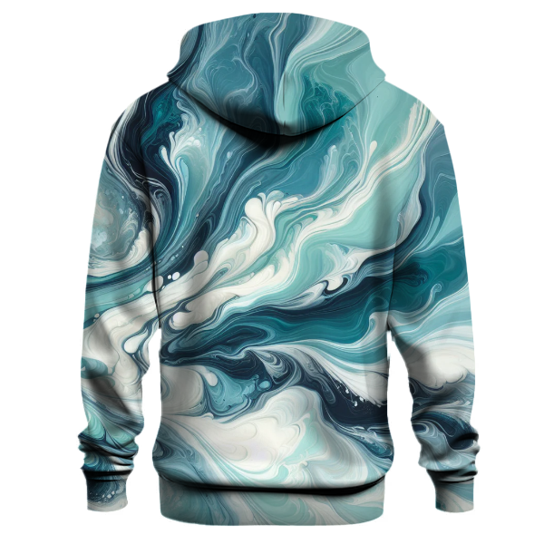 Frosty Mint Tie-dye Design Hoodie