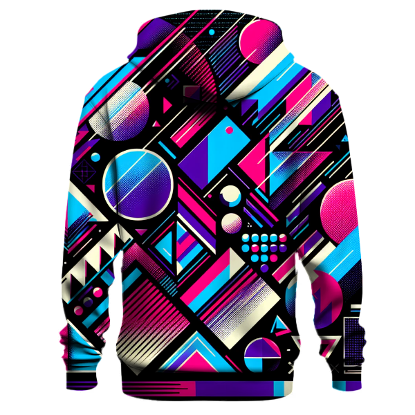 Funky Synthwave Geometry Hoodie