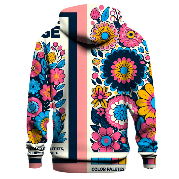 Electric Floral Burst Hoodie