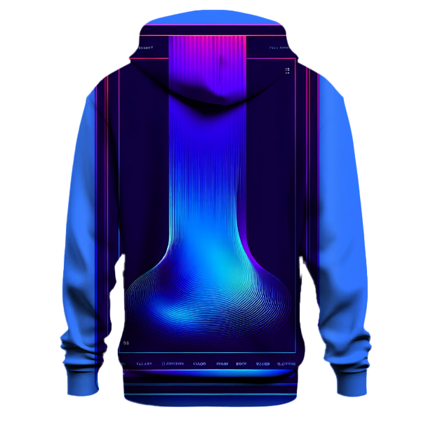 Electric Indigo Gradient Hoodie