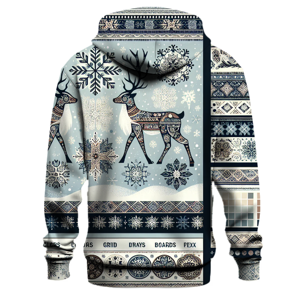 Festive Nordic Pattern Hoodie