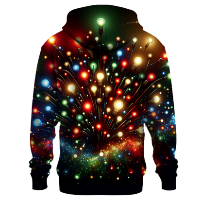 Twinkling Christmas Lights Hoodie