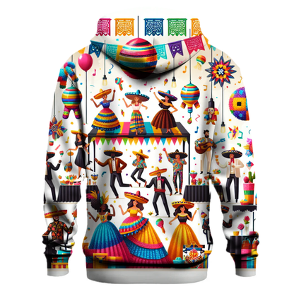 Colorful Fiesta Celebration Hoodie