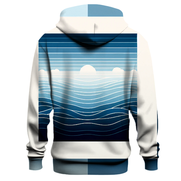 Serene Blue Horizon Hoodie