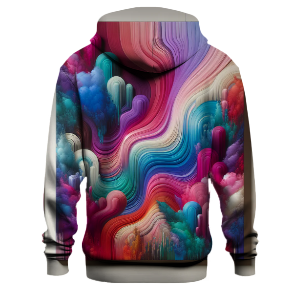 Colorful Cascade Hoodie