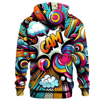 Colorful Pop Art Explosion Hoodie