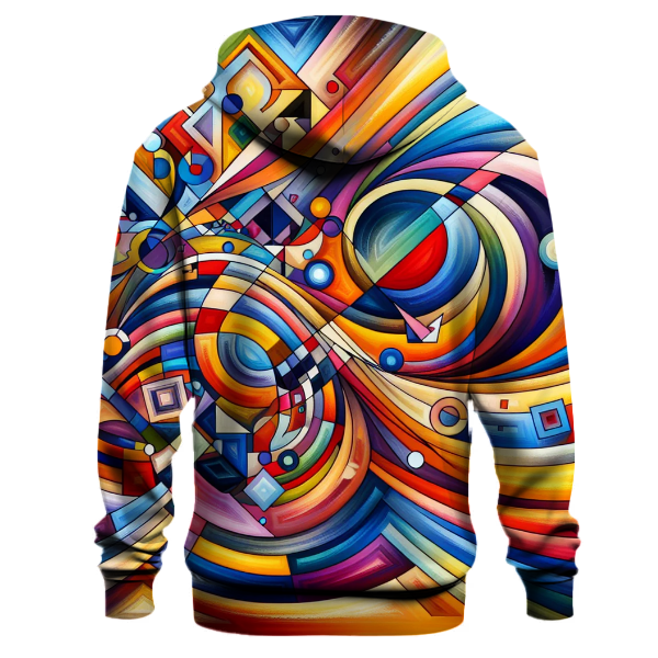 Colorful Geometric Bliss Hoodie