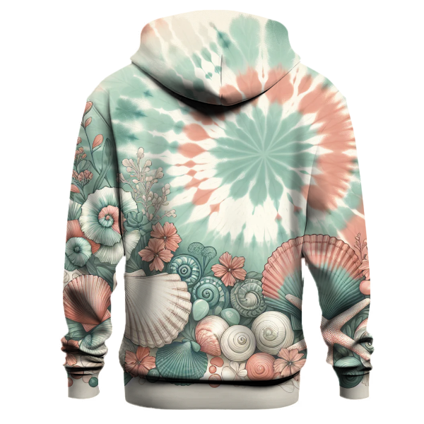 Coral Seashell Splendor Hoodie