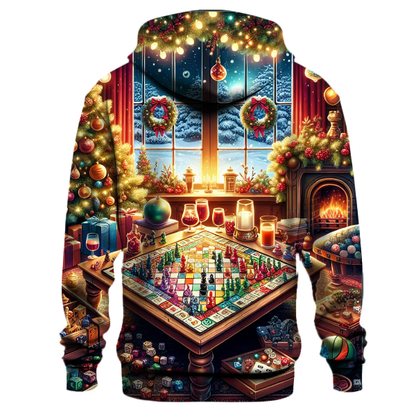 Retro Christmas Game Night Hoodie